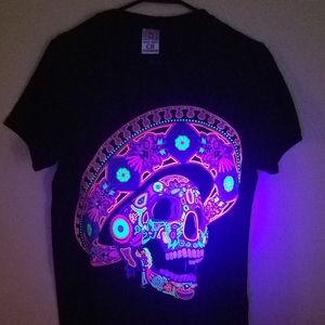 T-shirt charro skull